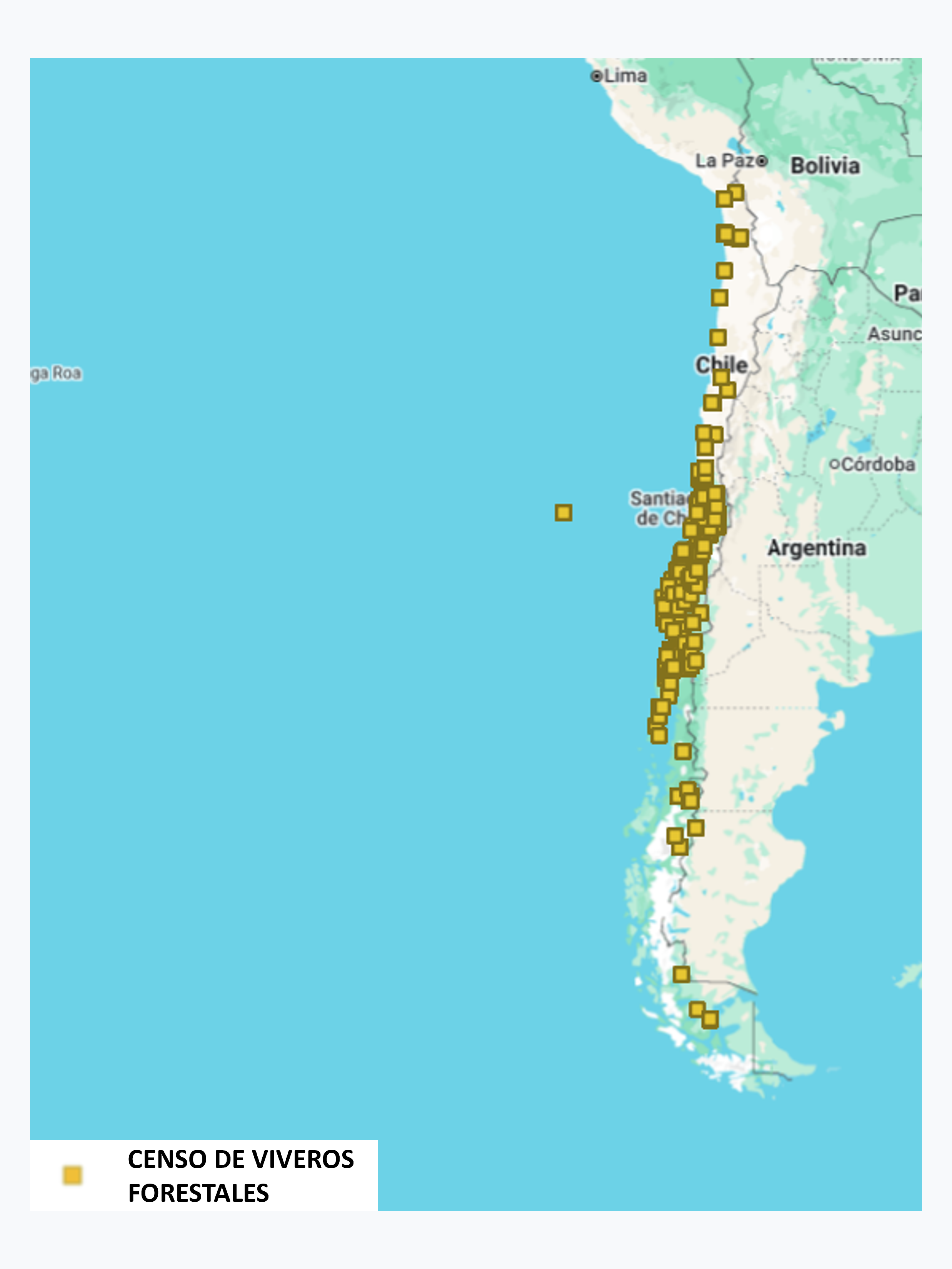 Censo de Viveros Forestales Registrados Durante el Año 2025